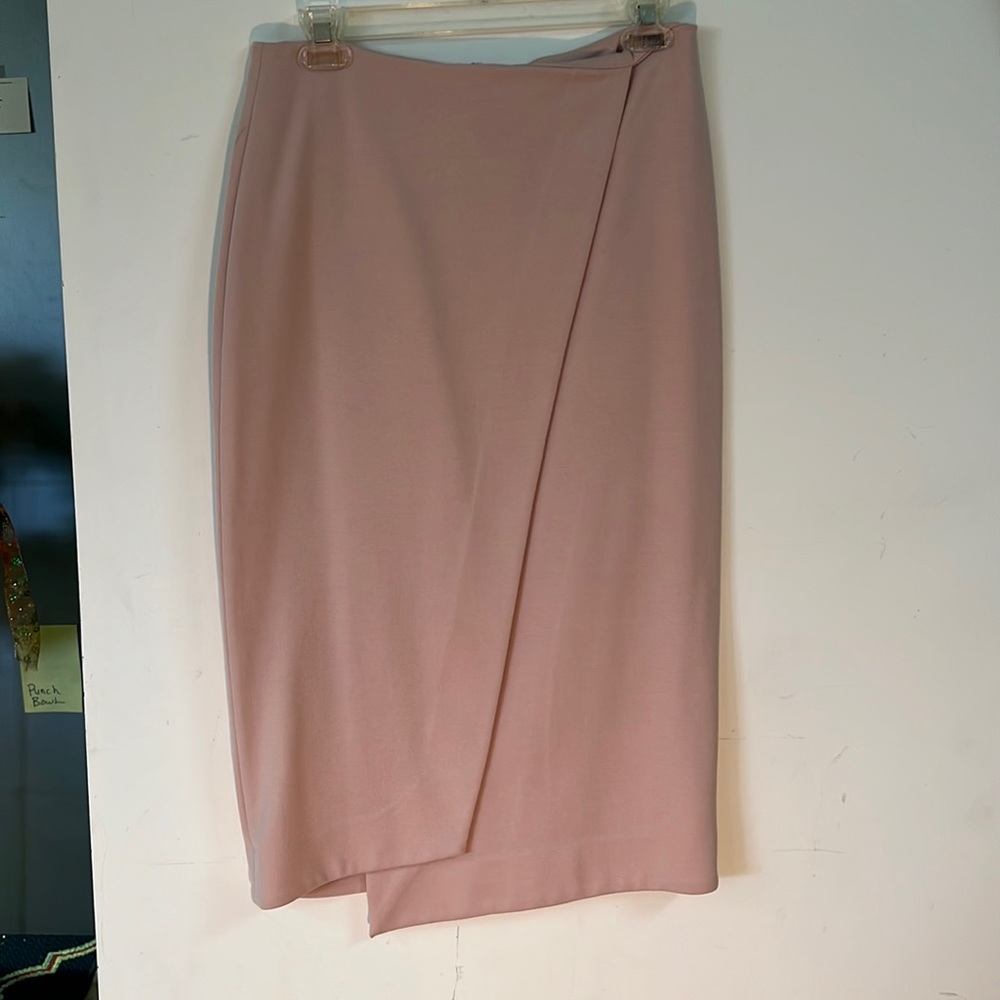 Blush Pink Asymmetrical Skirt